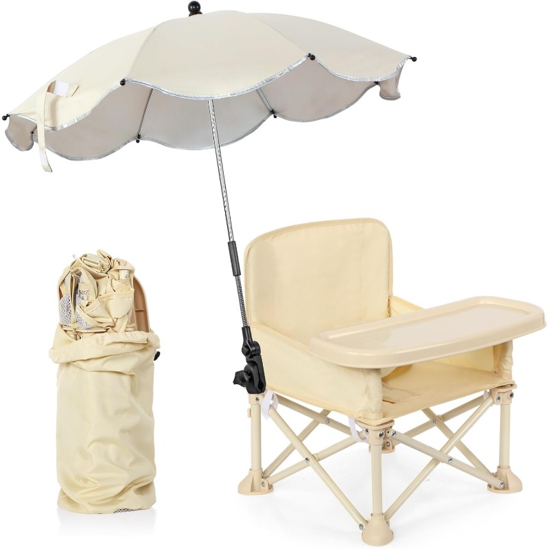 Outdoor Camping Umbrella - Kursi Pantai Bayi Lipat dengan Payung,