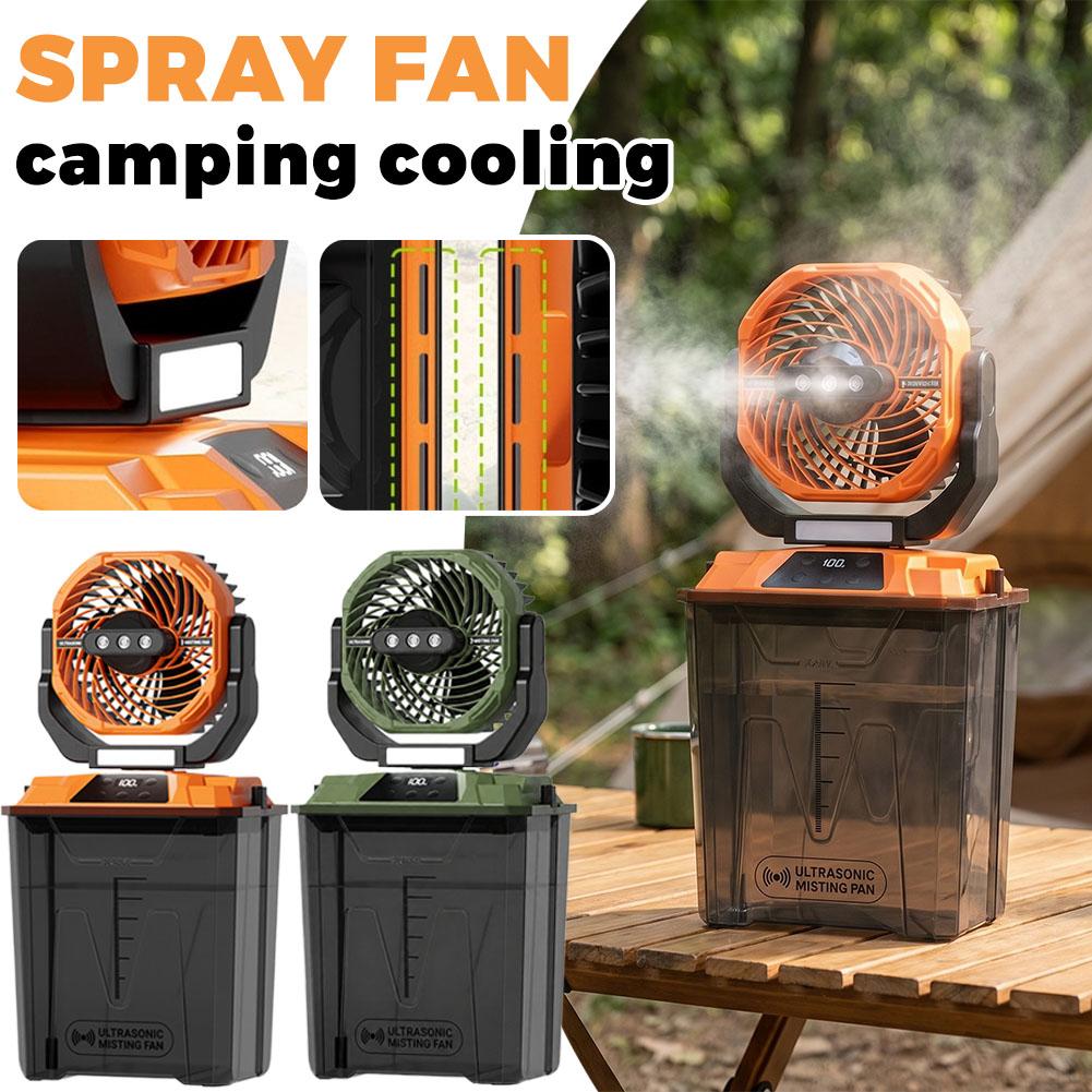 Outdoor Camping Fan - Kipas Angin Outdoor Baru dengan Lampu