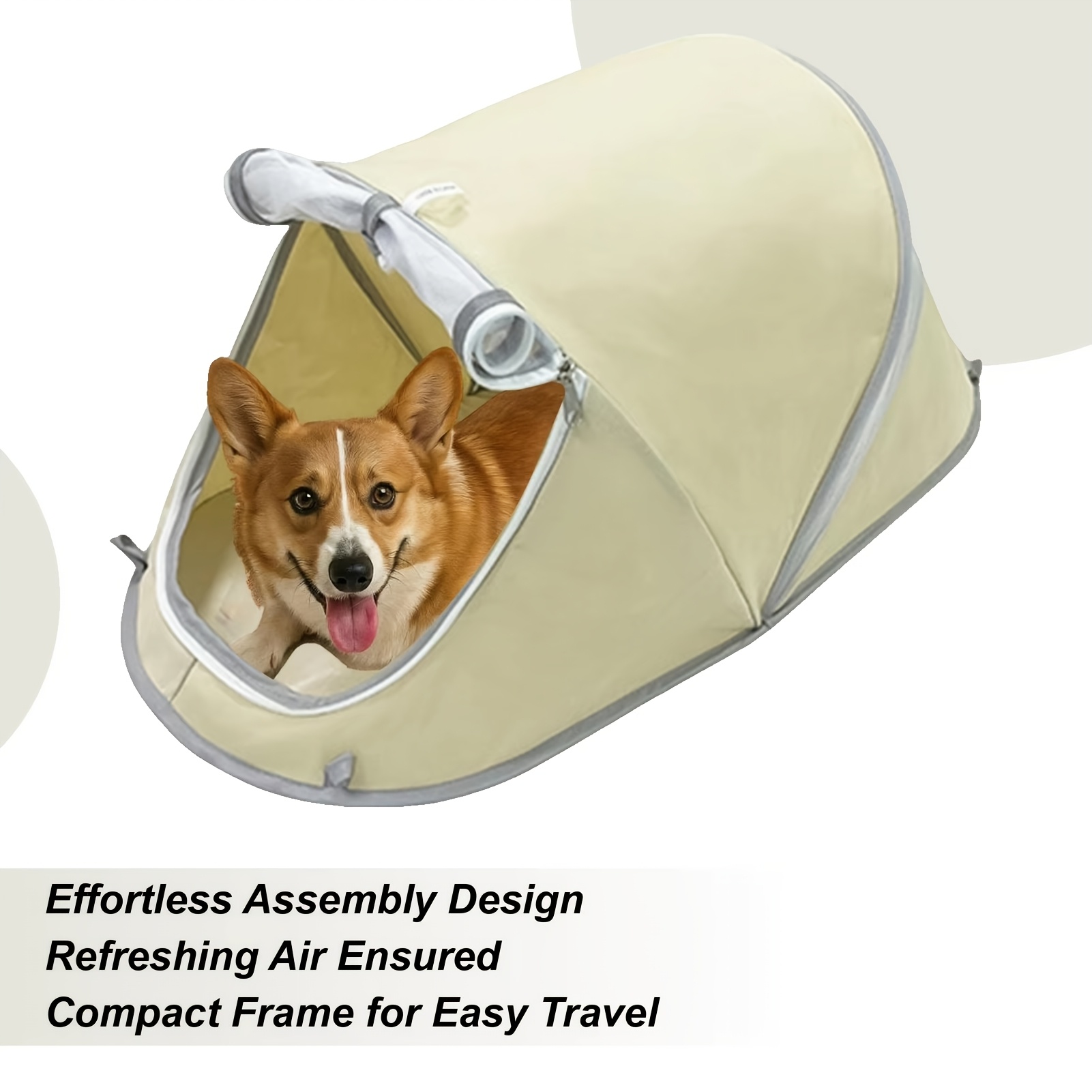 Outdoor Camping Dog Kennel - Tenda Hewan Peliharaan Lipat Portabel Rumah
