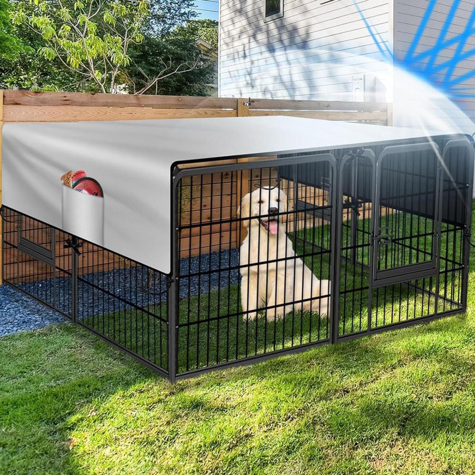 Outdoor Camping Dog Kennel - Penutup Kandang Anjing 210D Oxford, Pelindung