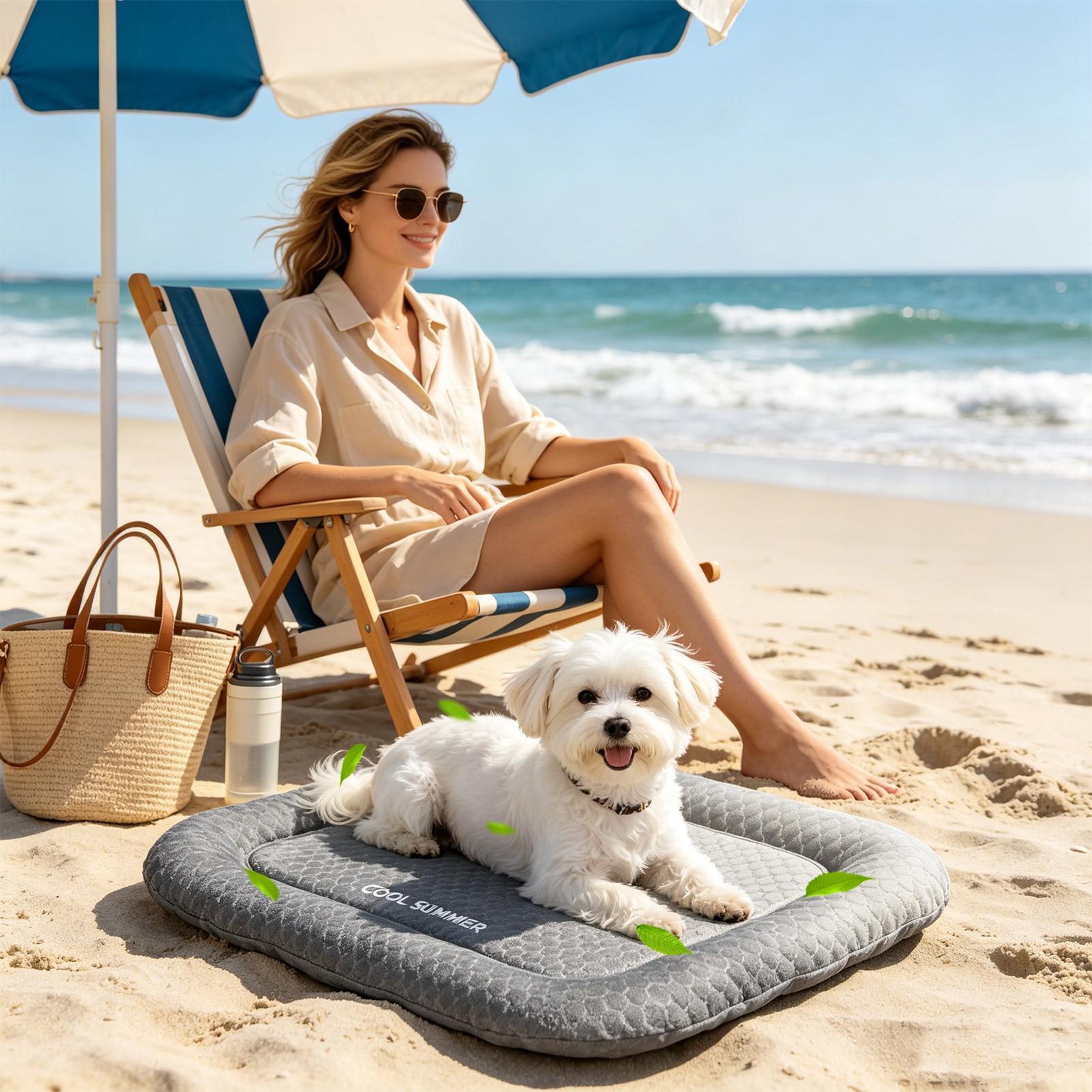 Outdoor Camping Dog Kennel - Alas Pendingin Anjing Portabel Anti-Selip, Alas