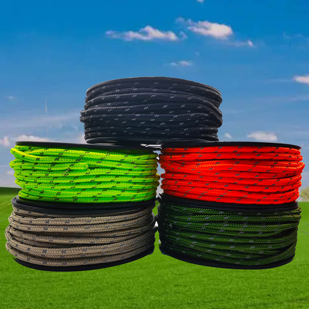 Outdoor Camping Umbrella - Tali Paracord Reflektif 30M 6mm, Tali