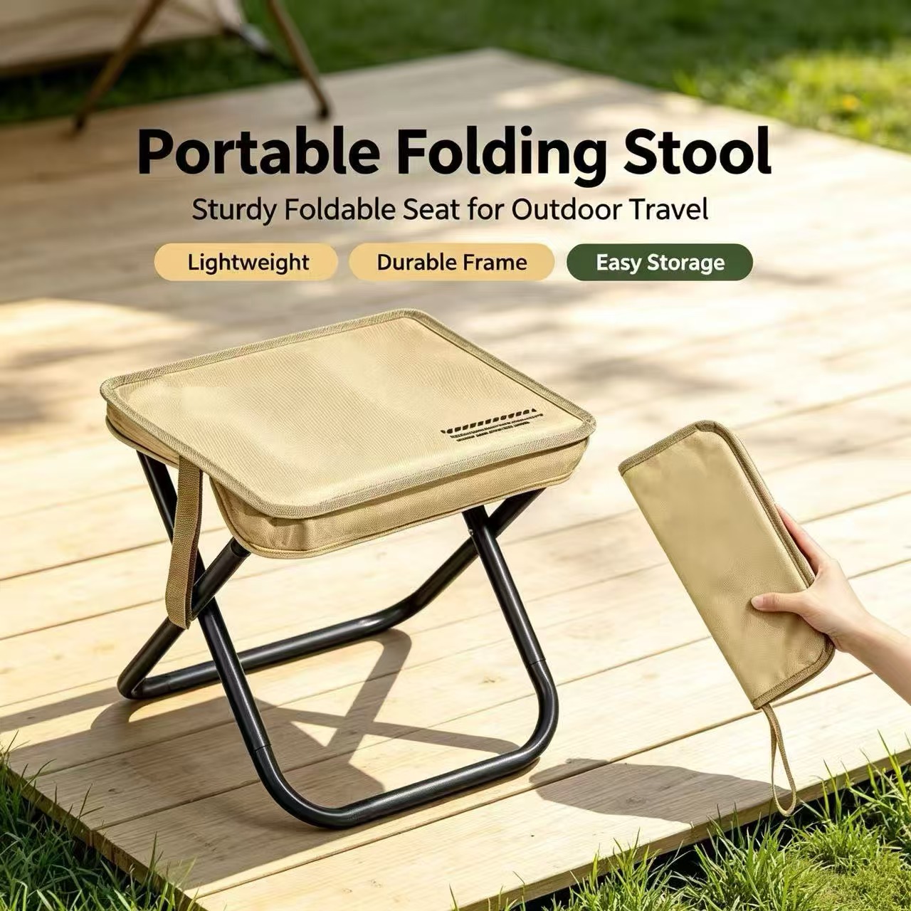 Outdoor Camping Loveseat - Magza Bangku Lipat Portabel Ultra Ringan