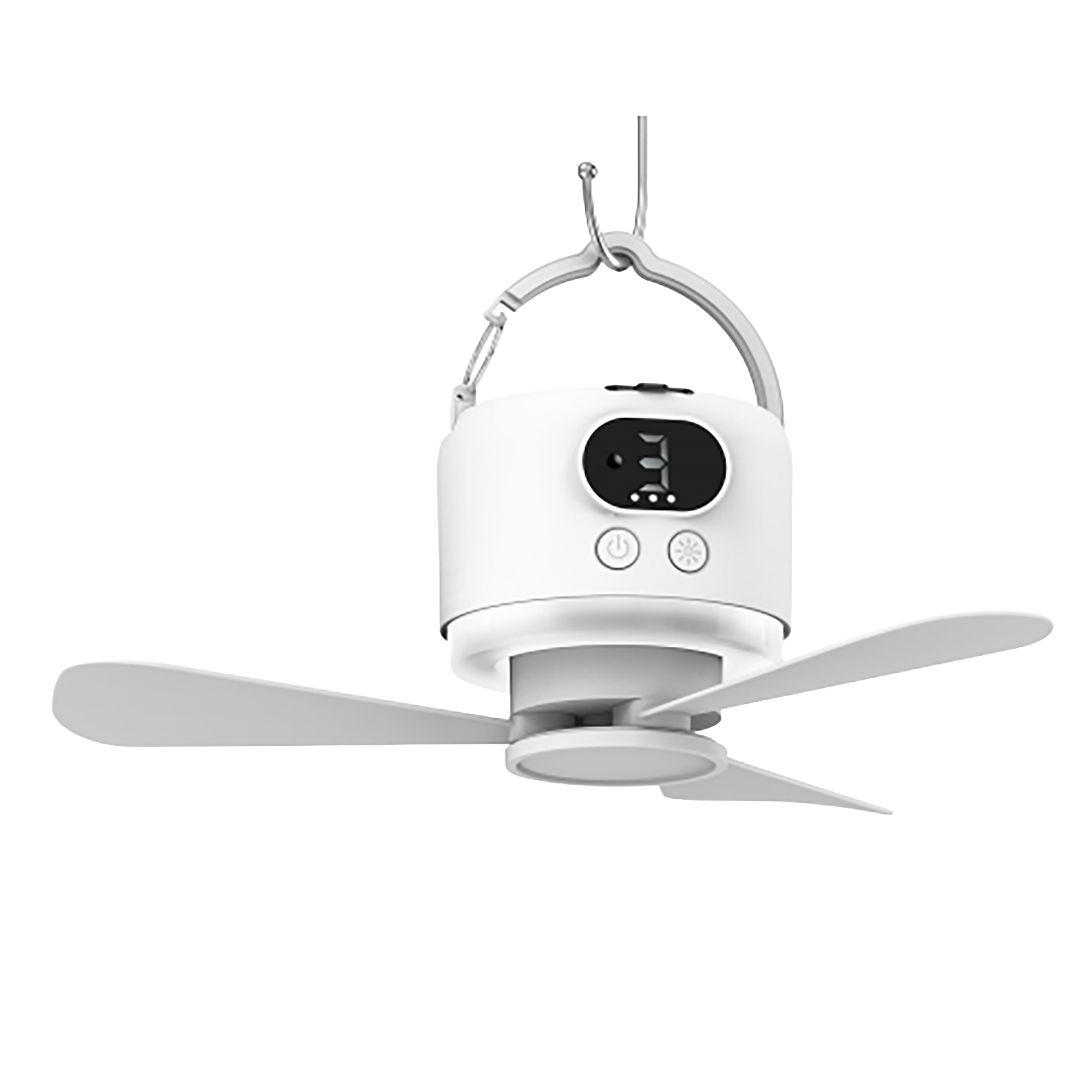 Outdoor Camping Fan - Kipas Angin Plafon Portabel Isi Ulang