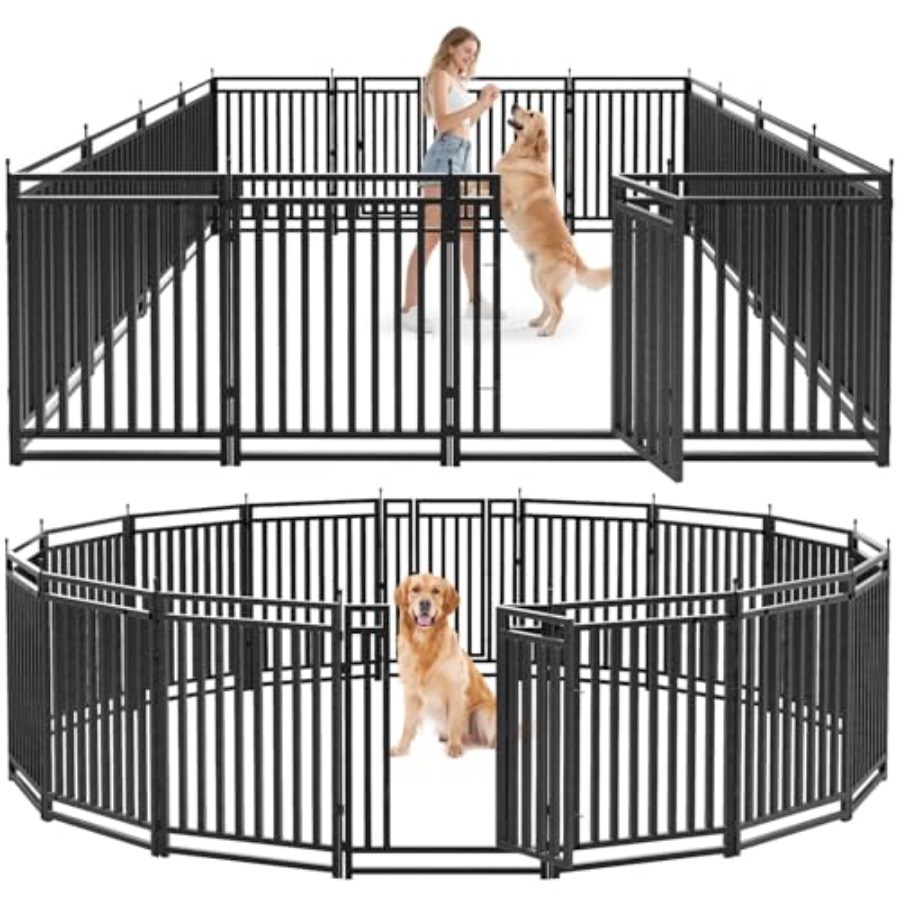Outdoor Camping Dog Kennel - Pagar Anjing Luar Ruangan untuk Halaman,