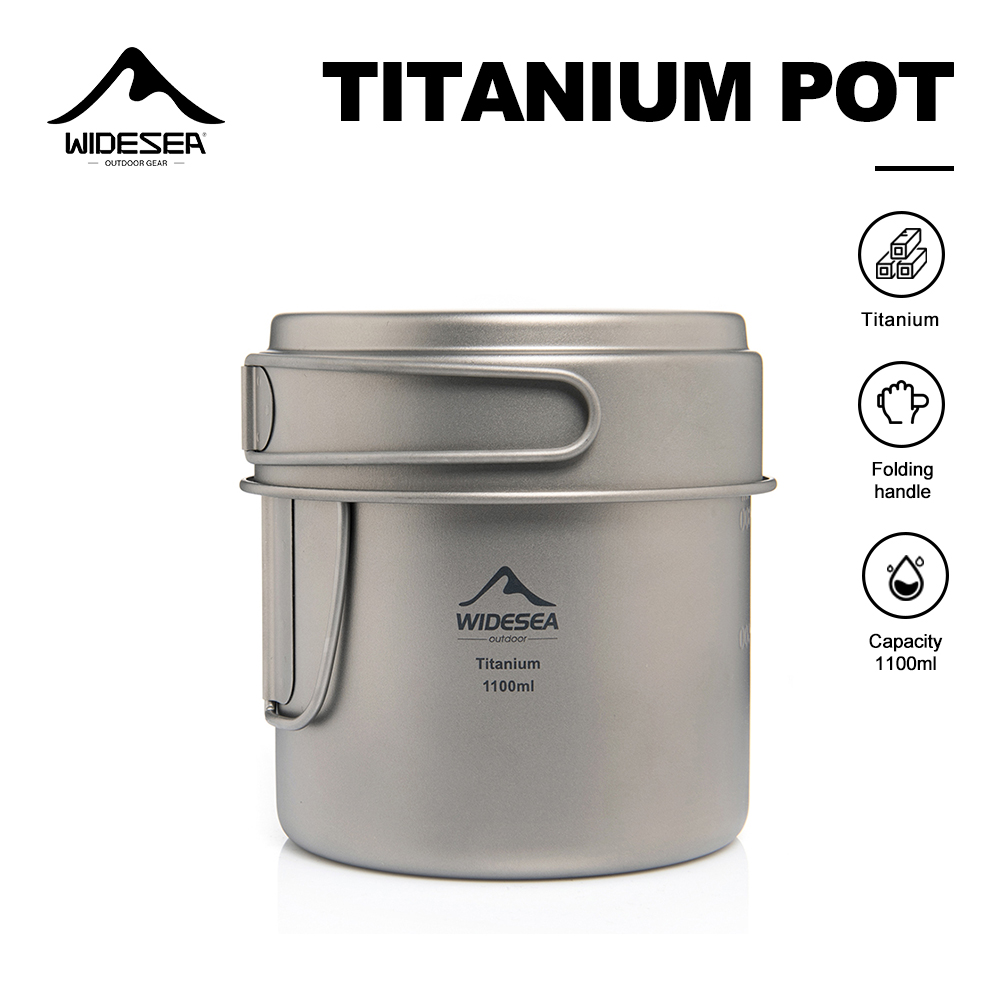 Widesea Panci Berkemah Titaniu - Outdoor Camping Uk ulasan dan harga