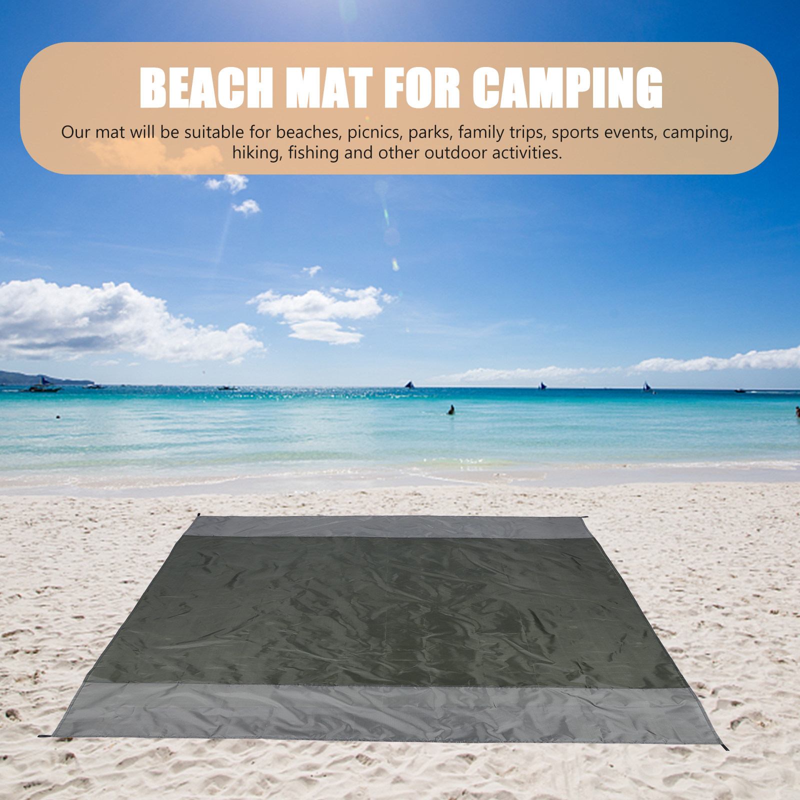 1Set Selimut Piknik Lipat Taha - Outdoor Camping Mats Large ulasan dan harga