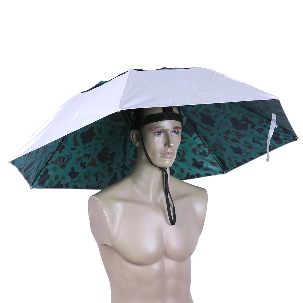 Topi Payung Lipat Anti Hujan,  - Outdoor Camping Umbrella ulasan dan harga