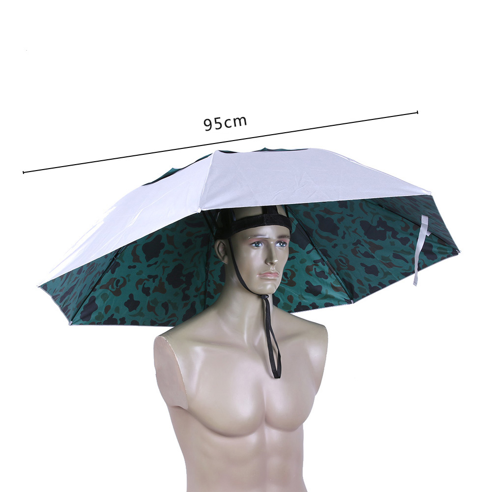 Topi Payung Lipat Anti Hujan,  - Outdoor Camping Umbrella ulasan dan harga