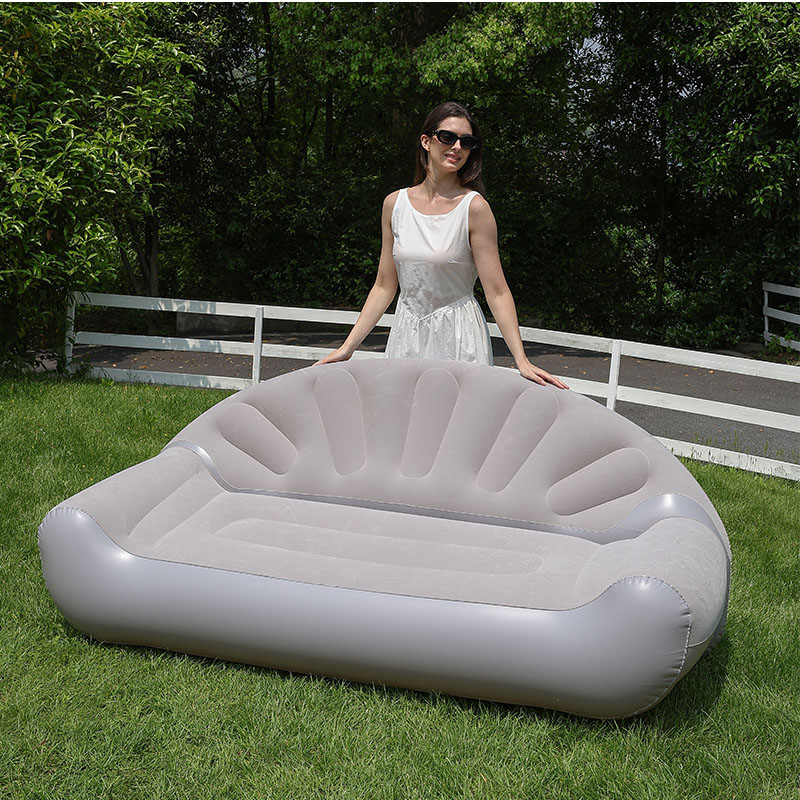 Sofa Tiup Bentuk Kipas untuk 2 - Outdoor Camping Fan ulasan dan harga
