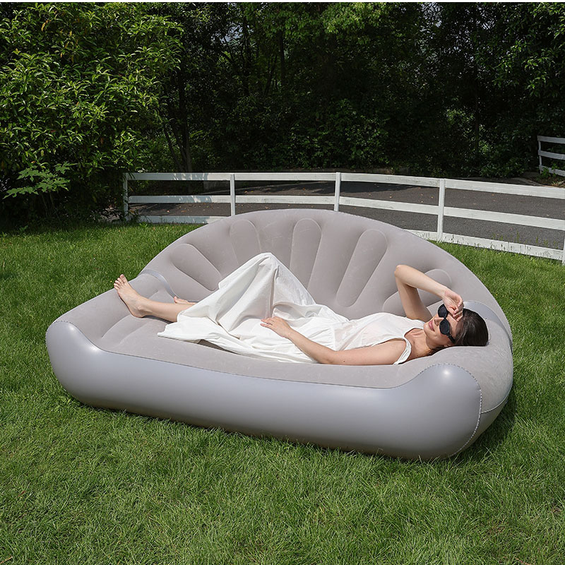 Sofa Tiup Bentuk Kipas untuk 2 - Outdoor Camping Fan ulasan dan harga