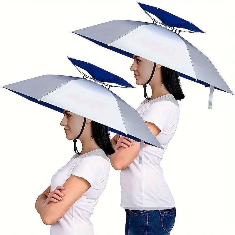 Topi Payung Pancing Lipat Dua  - Outdoor Camping Umbrella ulasan dan harga