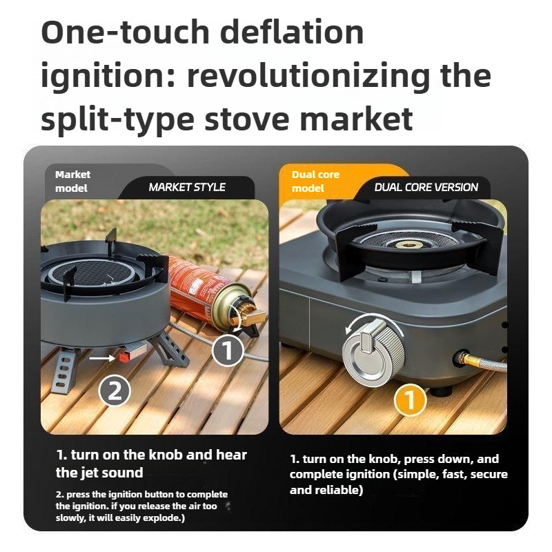 Kompor Inframerah Daya Tinggi  - Outdoor Gas Camping Oven ulasan dan harga