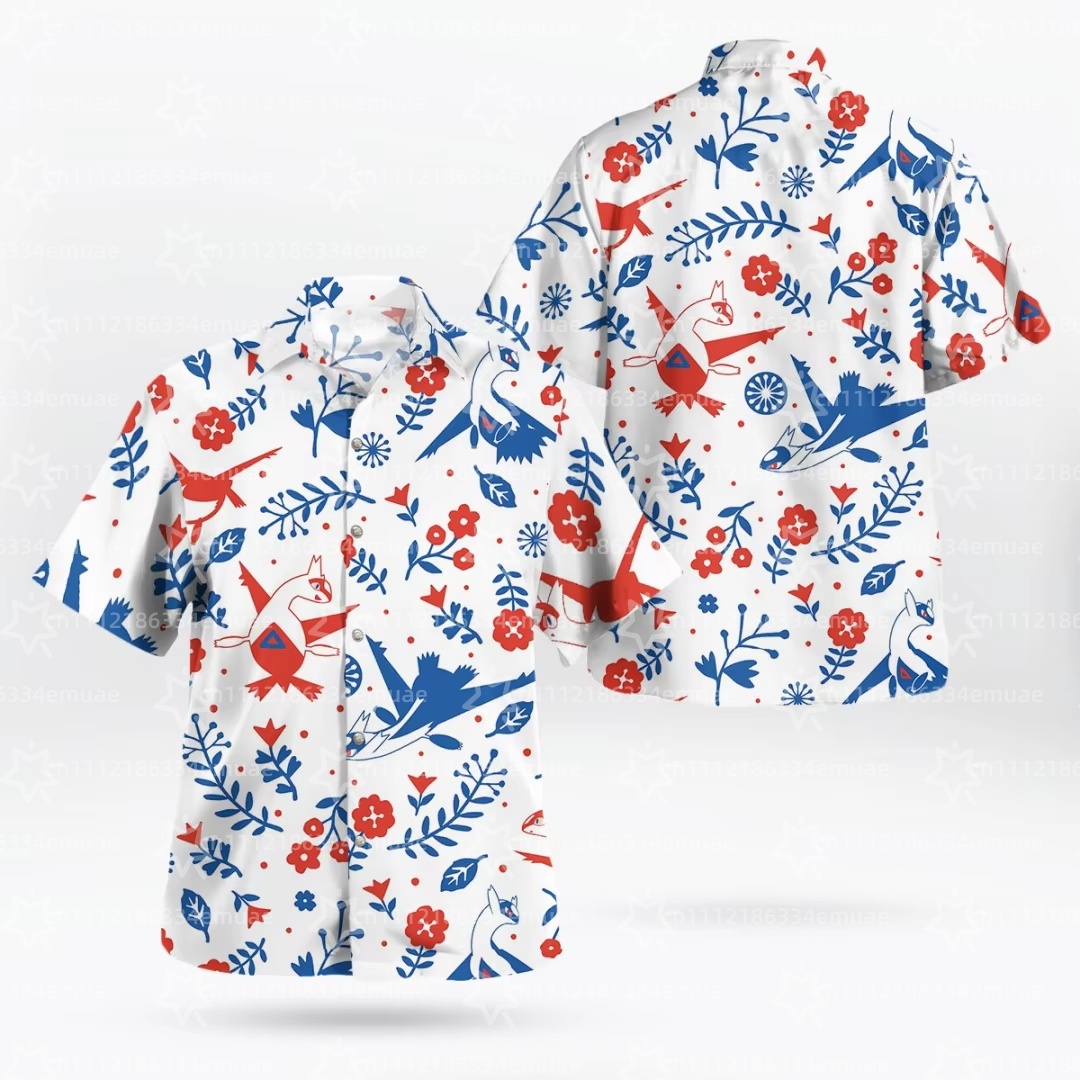 Kaus Hawaii Aloha Latias Latio - Outdoor Camping Outfit ulasan dan harga