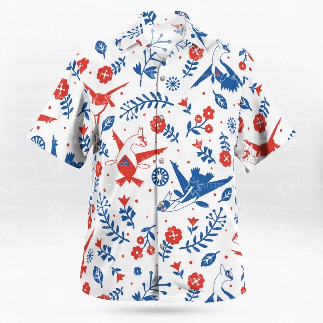 Kaus Hawaii Aloha Latias Latio - Outdoor Camping Outfit ulasan dan harga