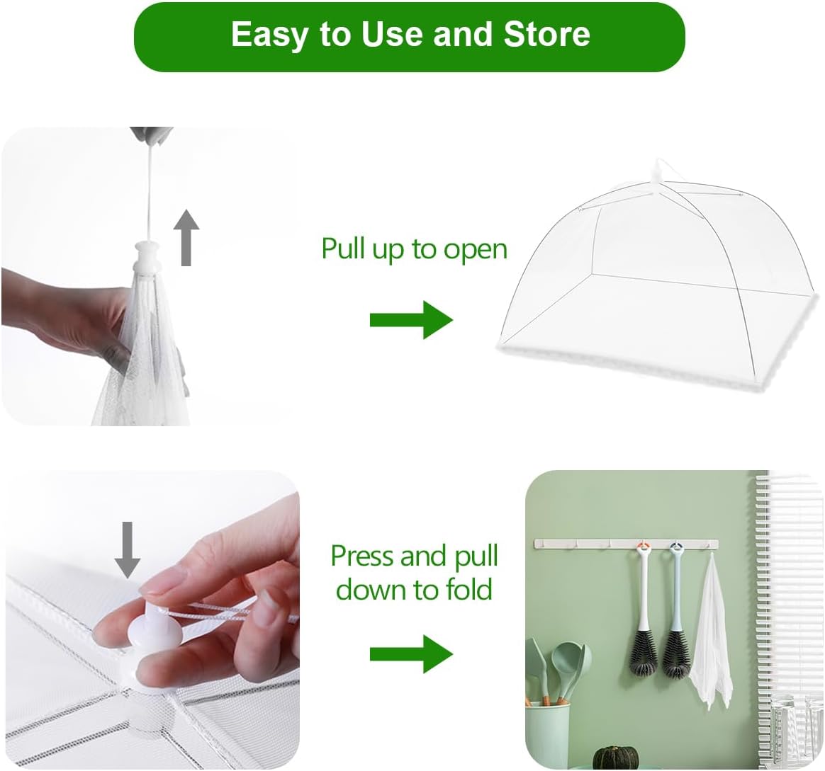 (6 Buah) Penutup Makanan Jarin - Outdoor Camping Umbrella ulasan dan harga