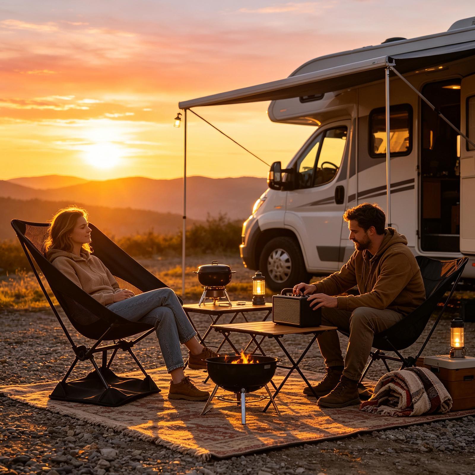 Alas Lantai Untuk Kursi Campin - Outdoor Camping Rugs ulasan dan harga
