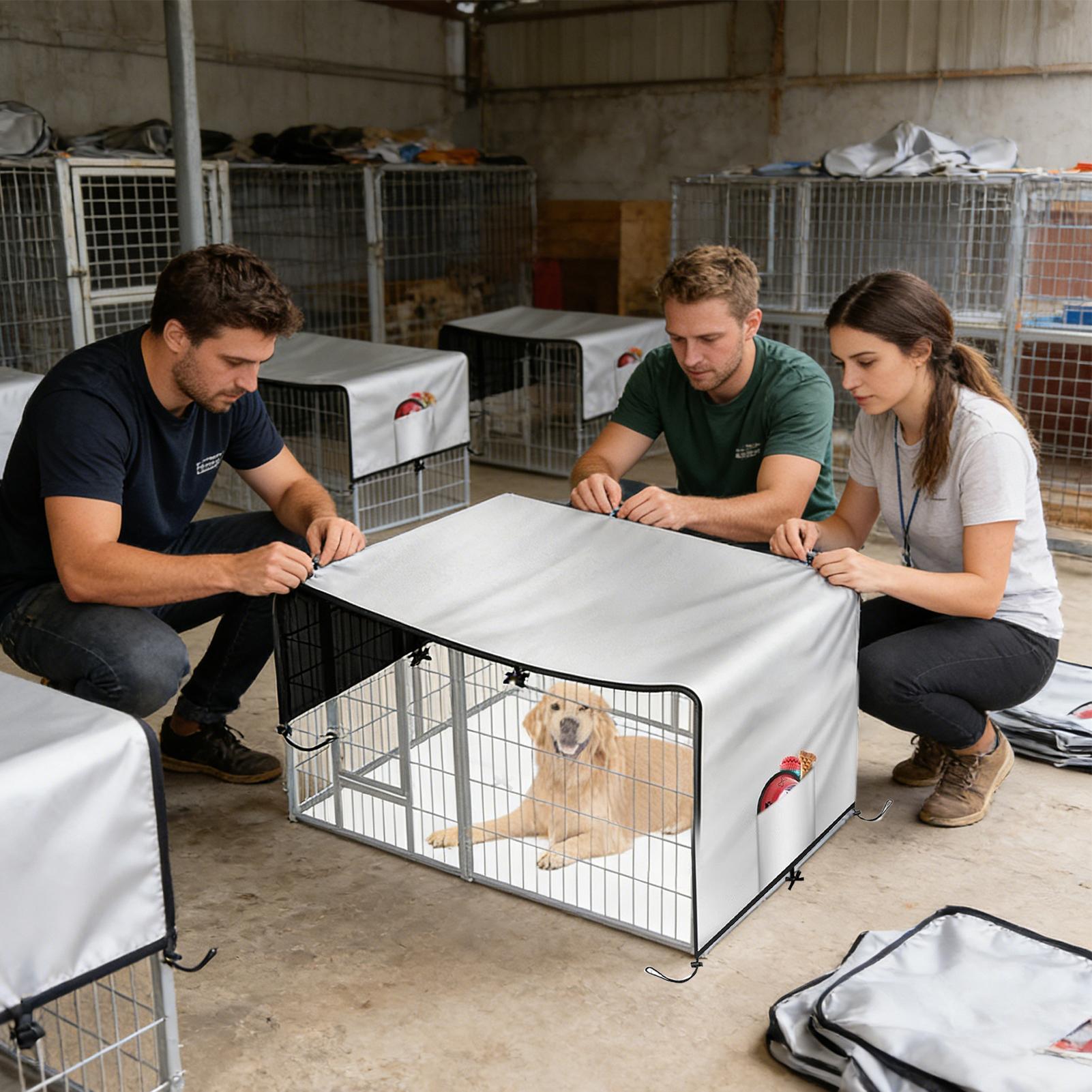 Penutup Kandang Anjing 210D Ox - Outdoor Camping Dog Kennel ulasan dan harga