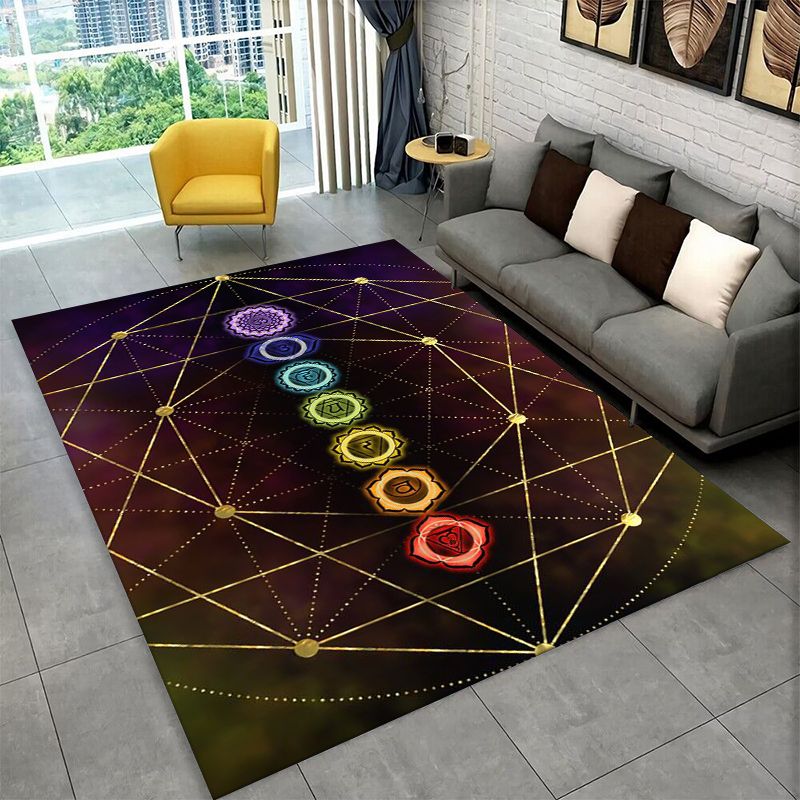 Karpet Yoga Mandala Chakra Pel - Outdoor Camping Mats Large ulasan dan harga