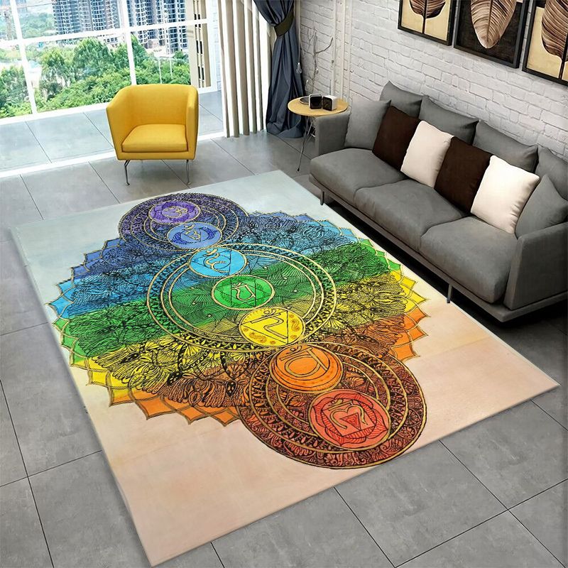 Karpet Yoga Mandala Chakra Pel - Outdoor Camping Mats Large ulasan dan harga