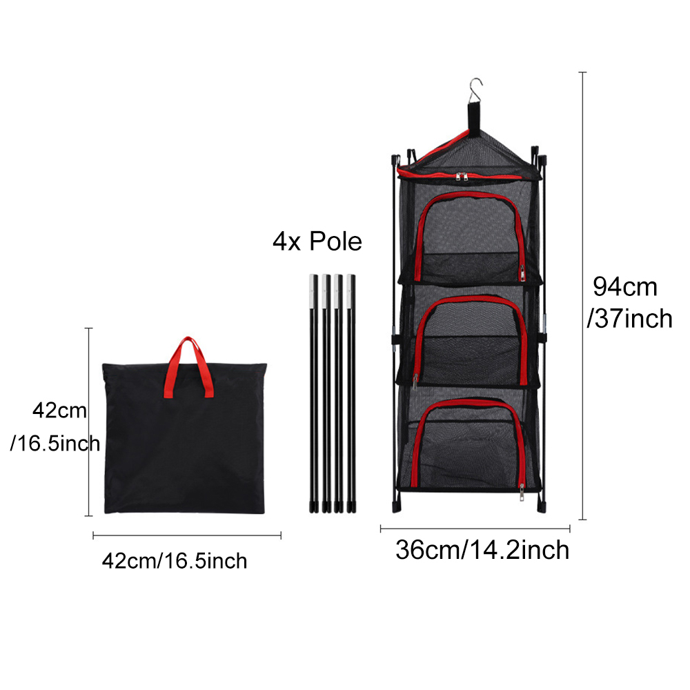 Jaring pengering berkemah 3 la - Outdoor Camping Uk ulasan dan harga