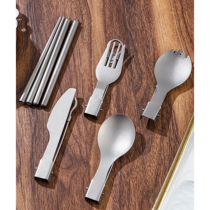 Set Peralatan Makan Lipat Tita - Outdoor Camping Uk ulasan dan harga
