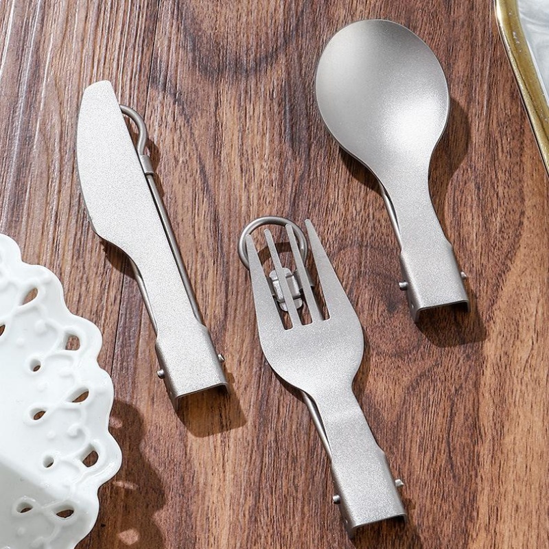 Set Peralatan Makan Lipat Tita - Outdoor Camping Uk ulasan dan harga