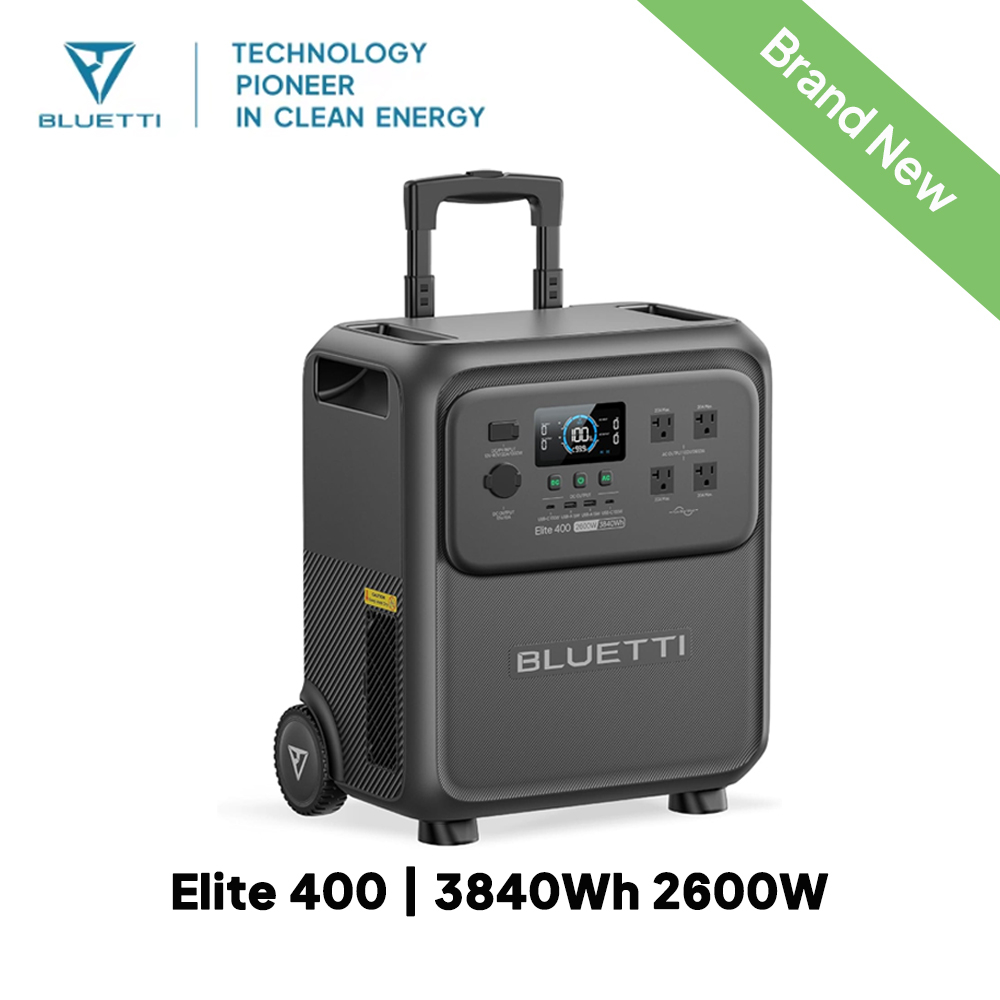 BLUETTI Elite 400 2600W 3840Wh - Outdoor Camping Outfit ulasan dan harga