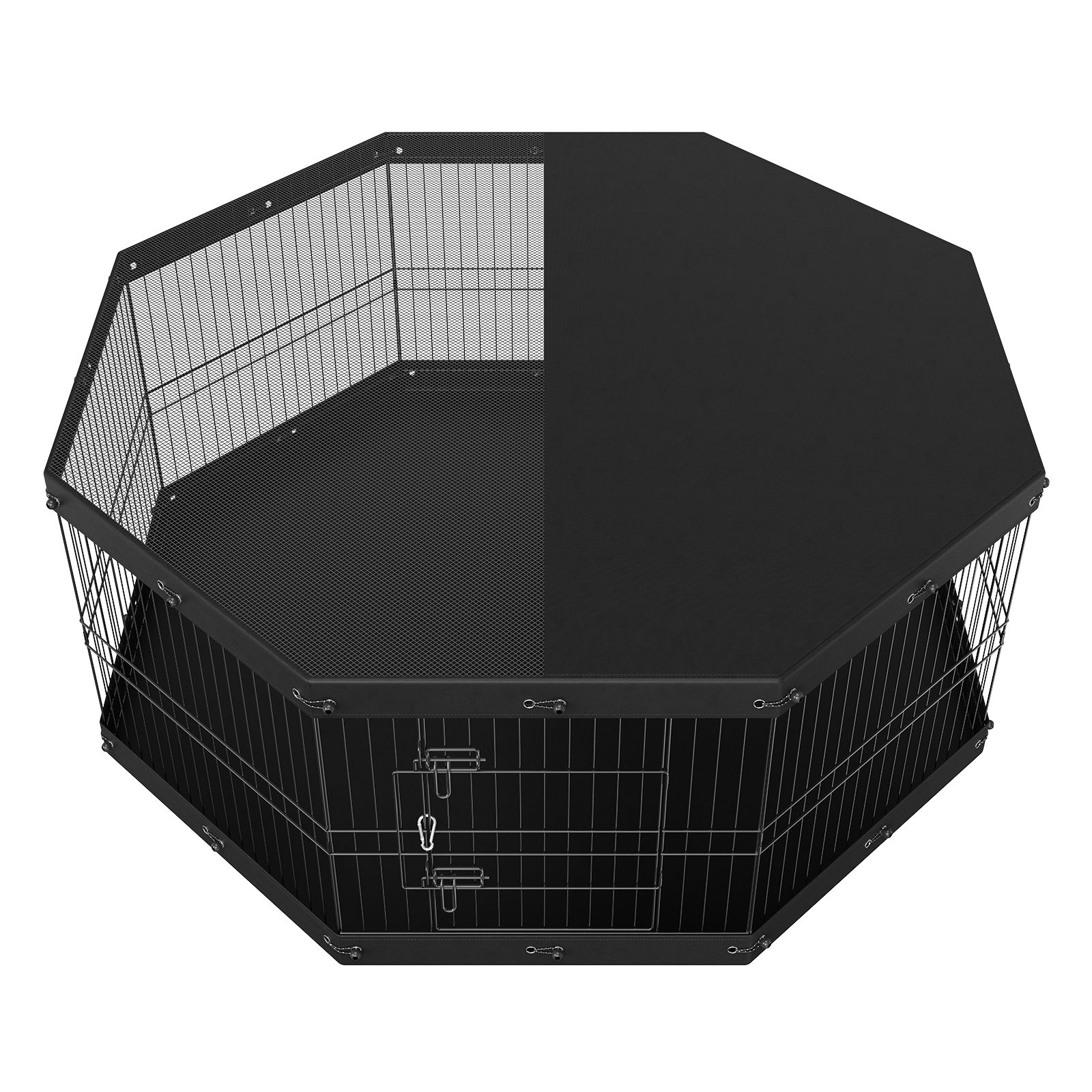 Kandang Anjing Lipat 8 Panel,  - Outdoor Camping Dog Kennel ulasan dan harga