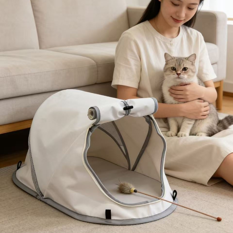 Tenda Hewan Peliharaan Lipat P - Outdoor Camping Dog Kennel ulasan dan harga