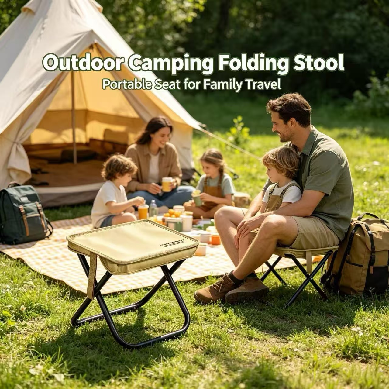 Magza Bangku Lipat Portabel Ul - Outdoor Camping Loveseat ulasan dan harga
