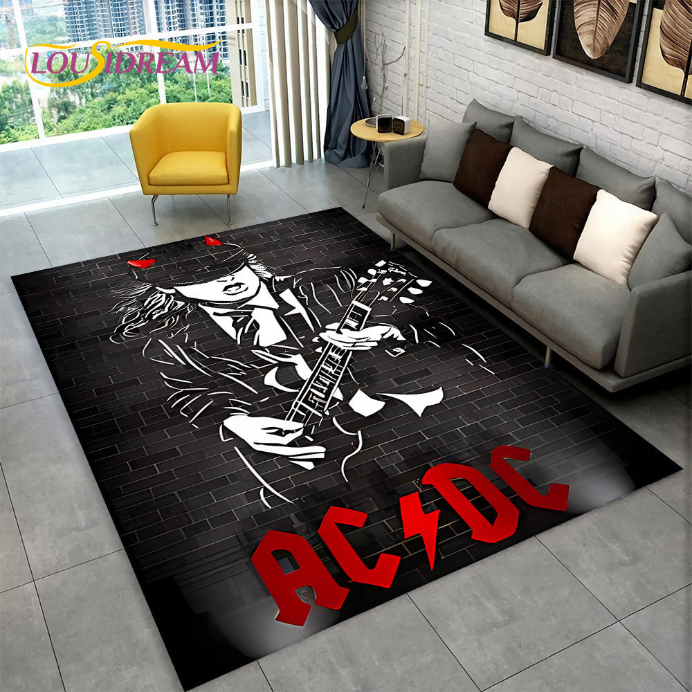 Karpet Area Band Rock AC/DC Be - Outdoor Camping Mats Large ulasan dan harga