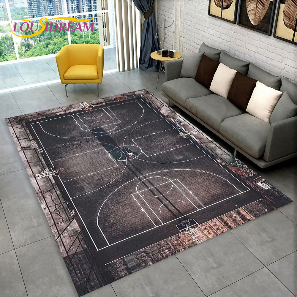 Karpet Area kartun basket 3D b - Outdoor Camping Mats Large ulasan dan harga