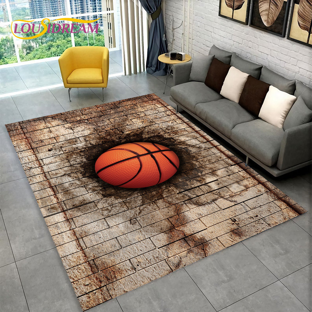 Karpet Area kartun basket 3D b - Outdoor Camping Mats Large ulasan dan harga