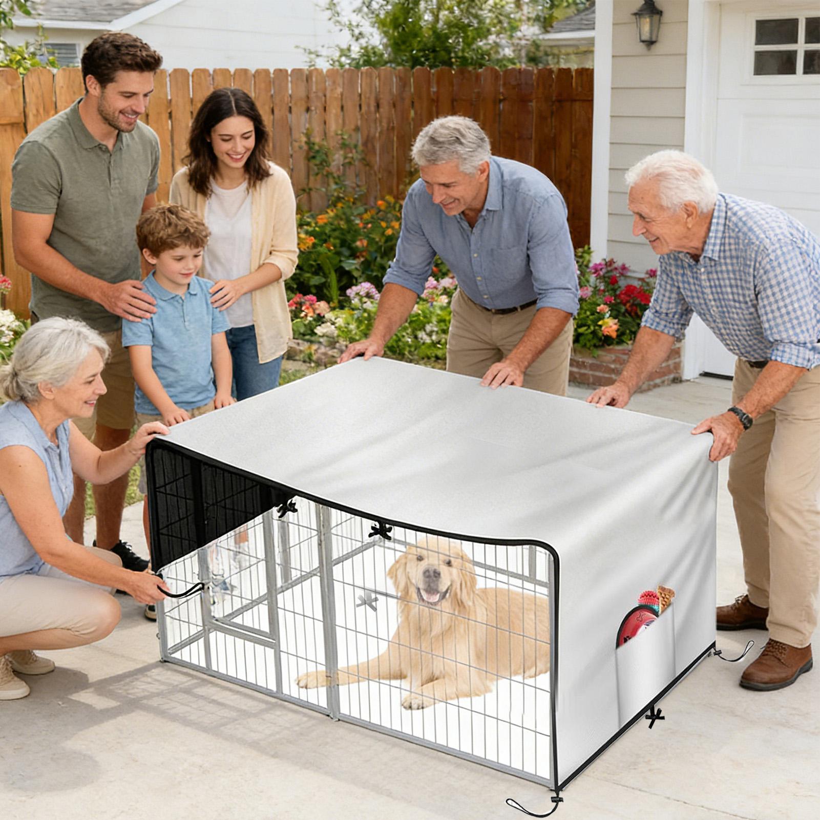 Penutup Kandang 210D Oxford, T - Outdoor Camping Dog Kennel ulasan dan harga