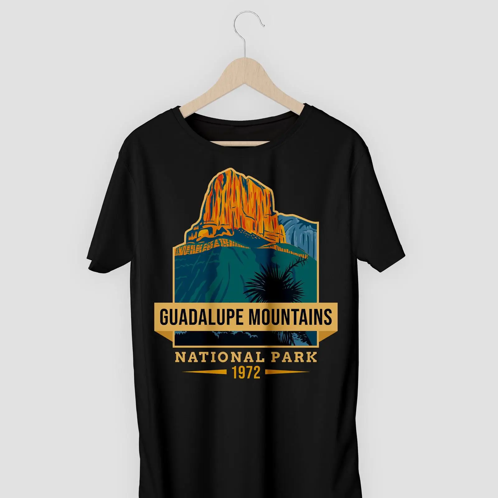 Kaos Vintage Taman Nasional Pe - Outdoor Camping In Texas ulasan dan harga