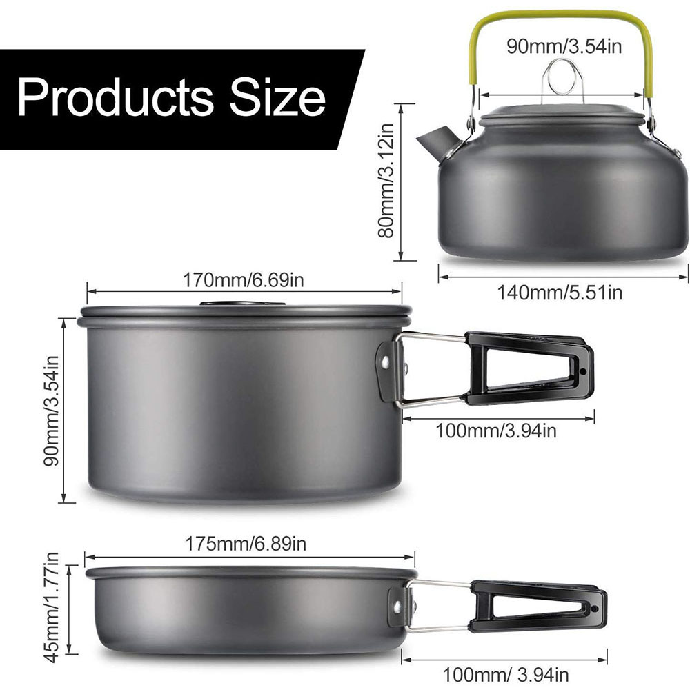 Set Peralatan Masak untuk Berk - Outdoor Camping Outfit ulasan dan harga