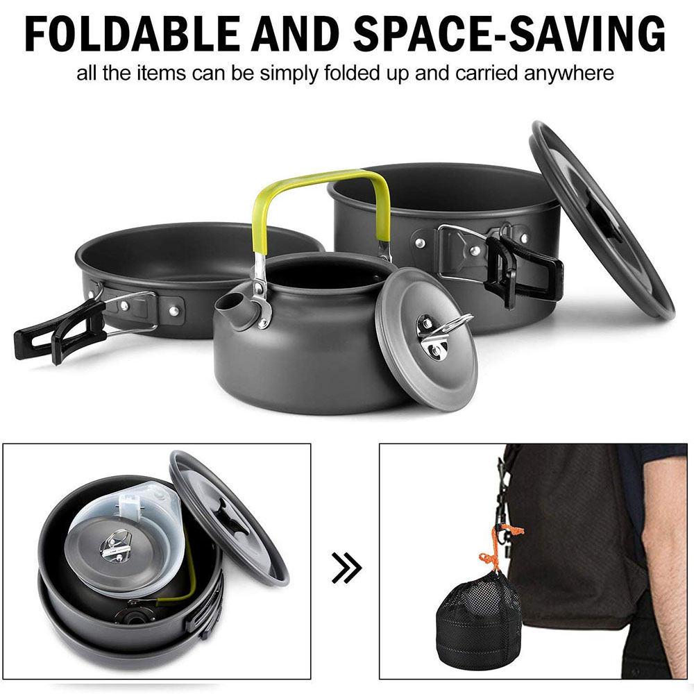 Set Peralatan Masak untuk Berk - Outdoor Camping Outfit ulasan dan harga
