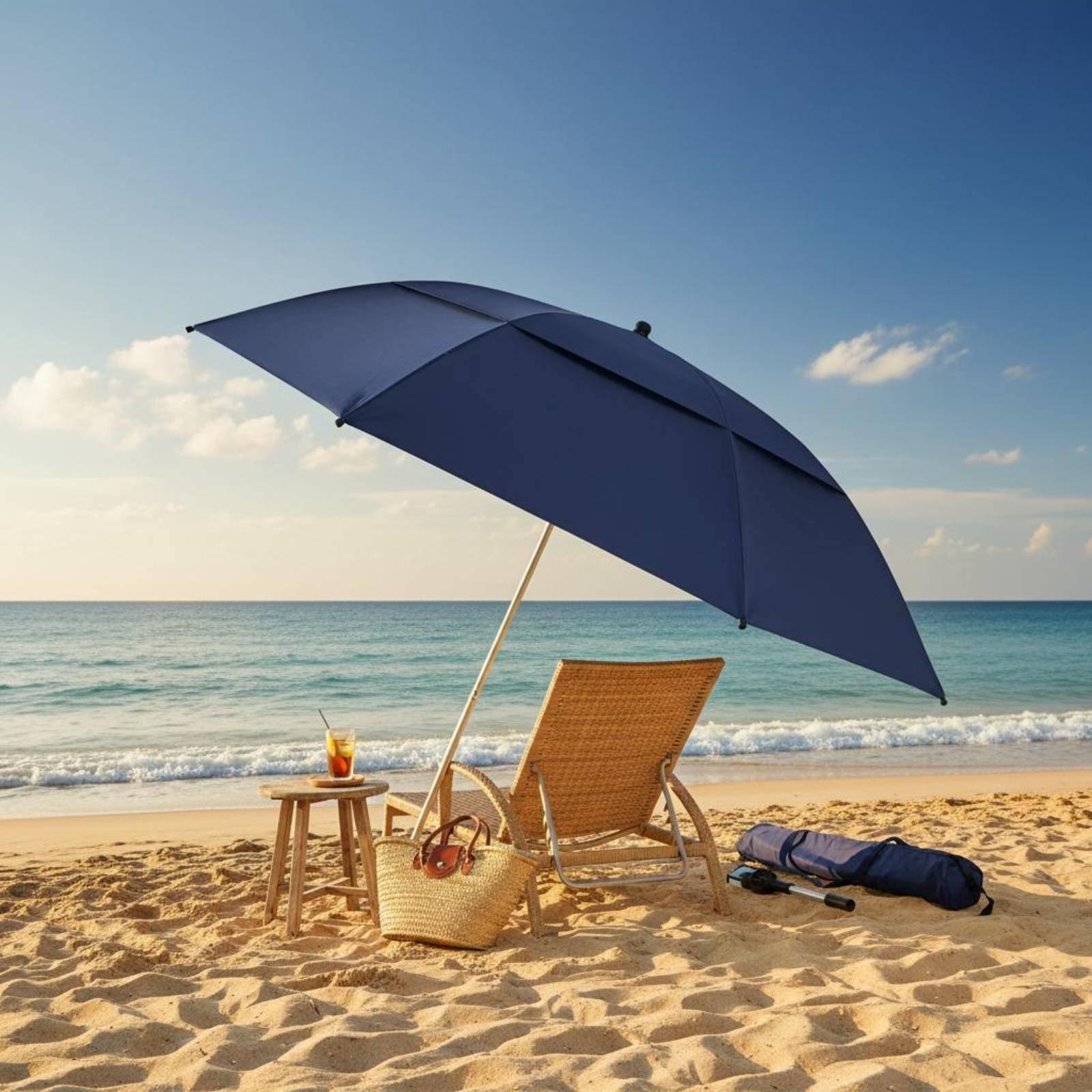 Payung Lipat Penahan Angin unt - Outdoor Camping Umbrella ulasan dan harga